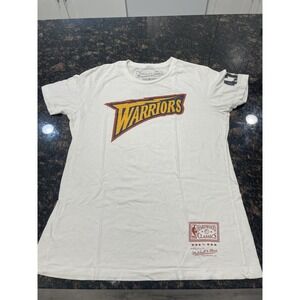 Warriors We Believe Shirt, Last Game In Oracle: Mitchell And Ness- Women's XL